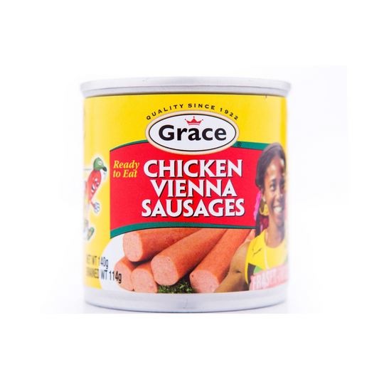 Grace Sausage (Pack of 12) Chicken, Jerk, Hot & Spicy or Vienna