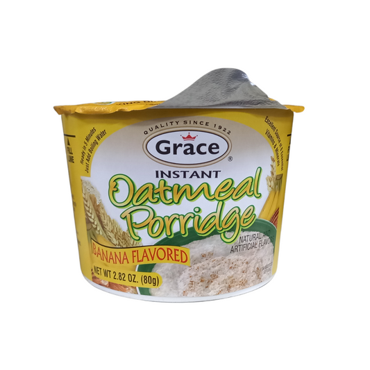 Grace Instant Oatmeal Porridge - Banana