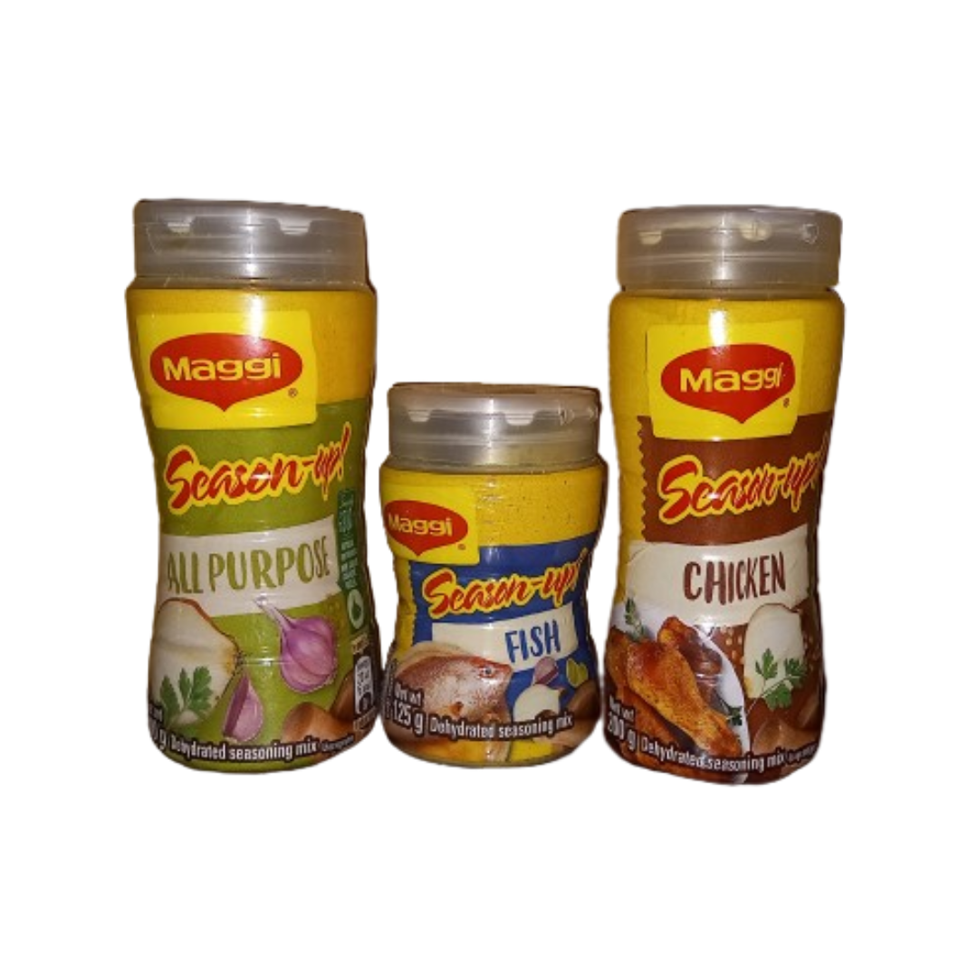 Maggi Season-Up! Chicken (200g), Fish (125g) and All Purpose (200g) Seasoning