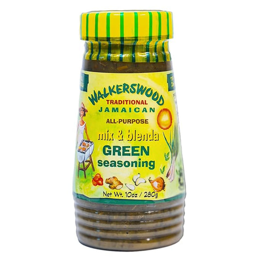 Walkerswood Mix and Blenda Green Seasoning 10oz. (Case of 12)